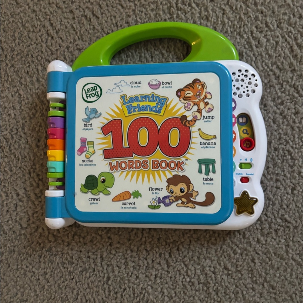 Green and White Interactive Learning Toy